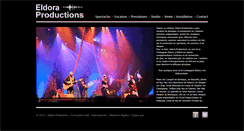Desktop Screenshot of eldora-productions.fr