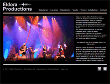 Tablet Screenshot of eldora-productions.fr